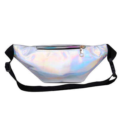 Women's Laser Male Female Personality Colorful Mobile Waist Packs