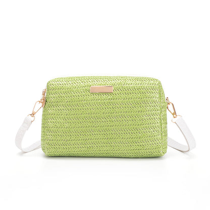 Women's Niche Woven Fashion Straw Beach Crossbody Bags