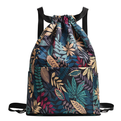 Capacity Drawstring Fashion Lightweight Leisure Waterproof Backpacks