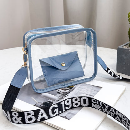 Women's Korean Transparent Jelly Trendy Fashion Crossbody Bags