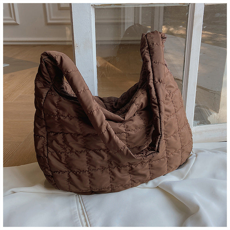 Women's Texture Large Capacity Versatile Dumpling Underarm Shoulder Bags