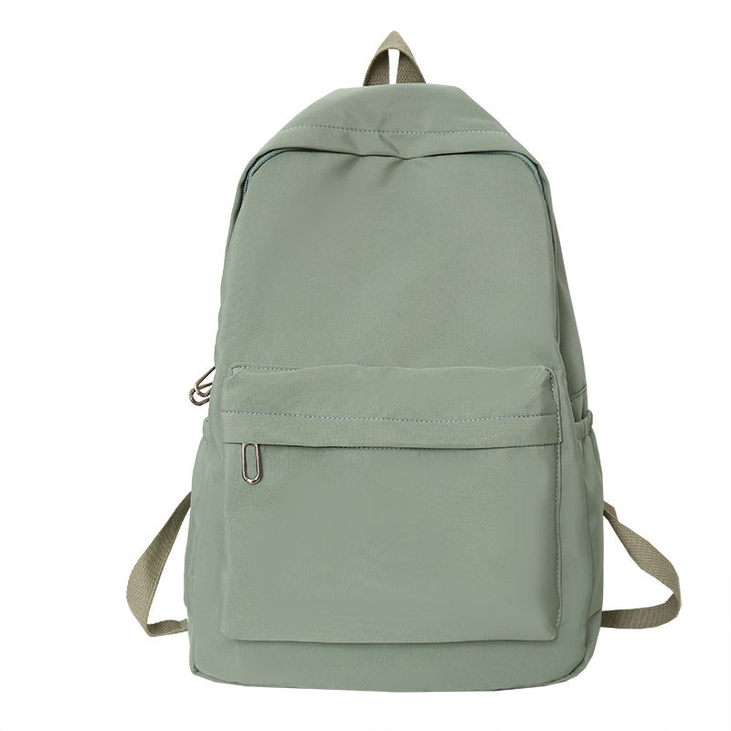 Capacity Fashionable Korean Style Solid Color Backpacks