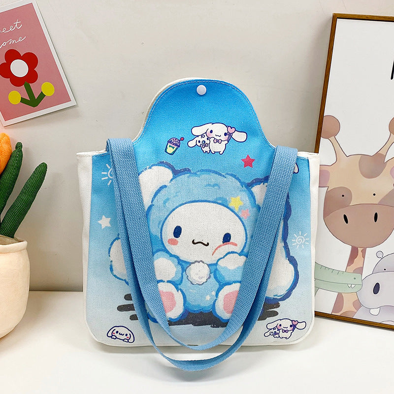 Grands sacs en toile avec de jolis petits animaux