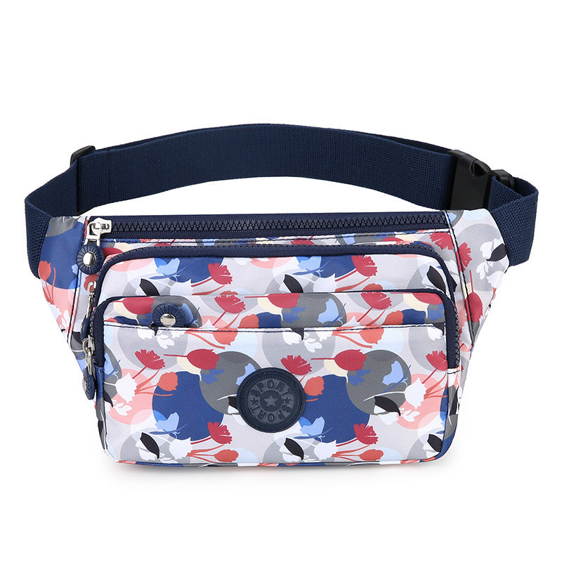 Women's Trendy Oblique Lightweight Cloth Oxford Nylon Waist Packs