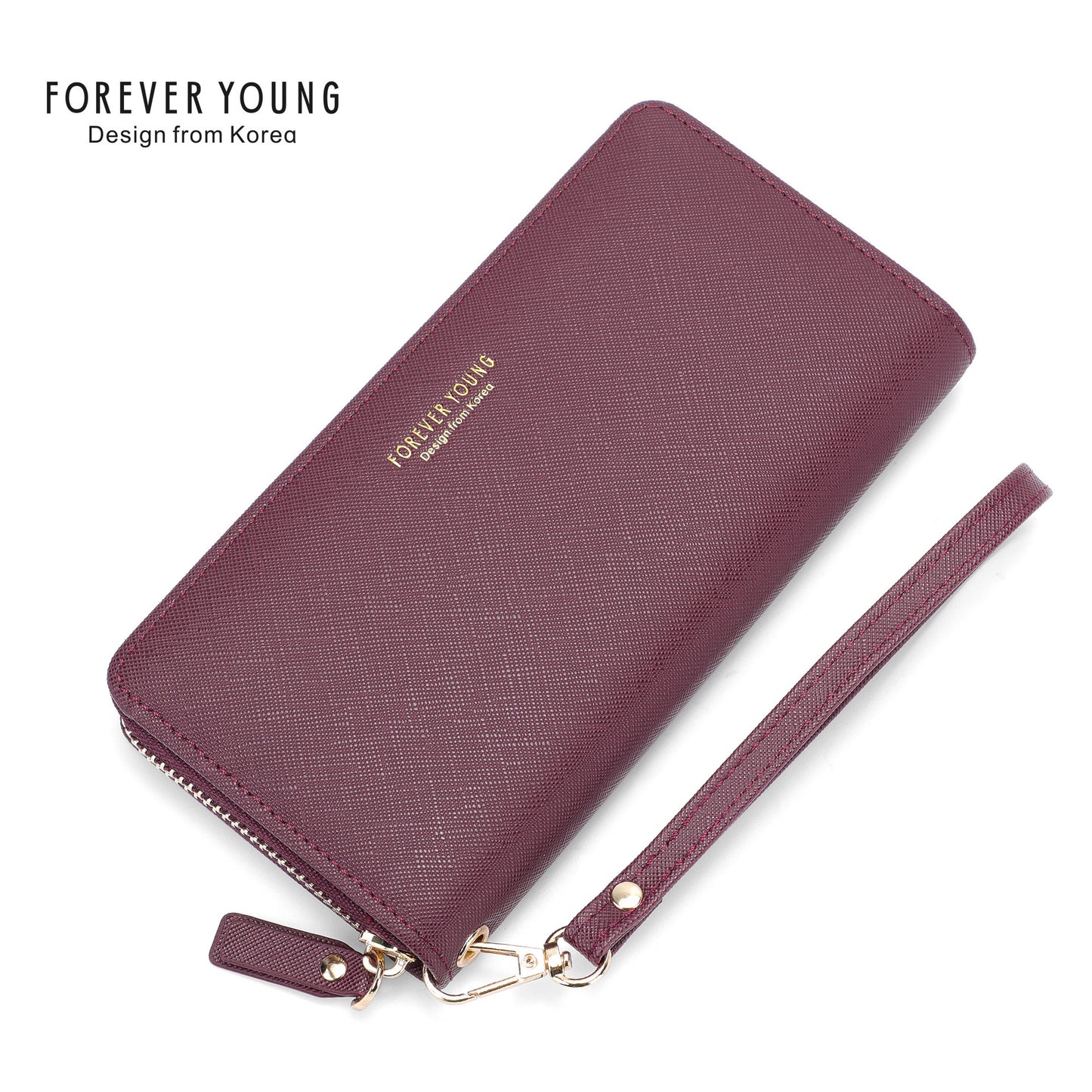 Women's Trendy Popular Long Zipper Clutch Ladies Wallets