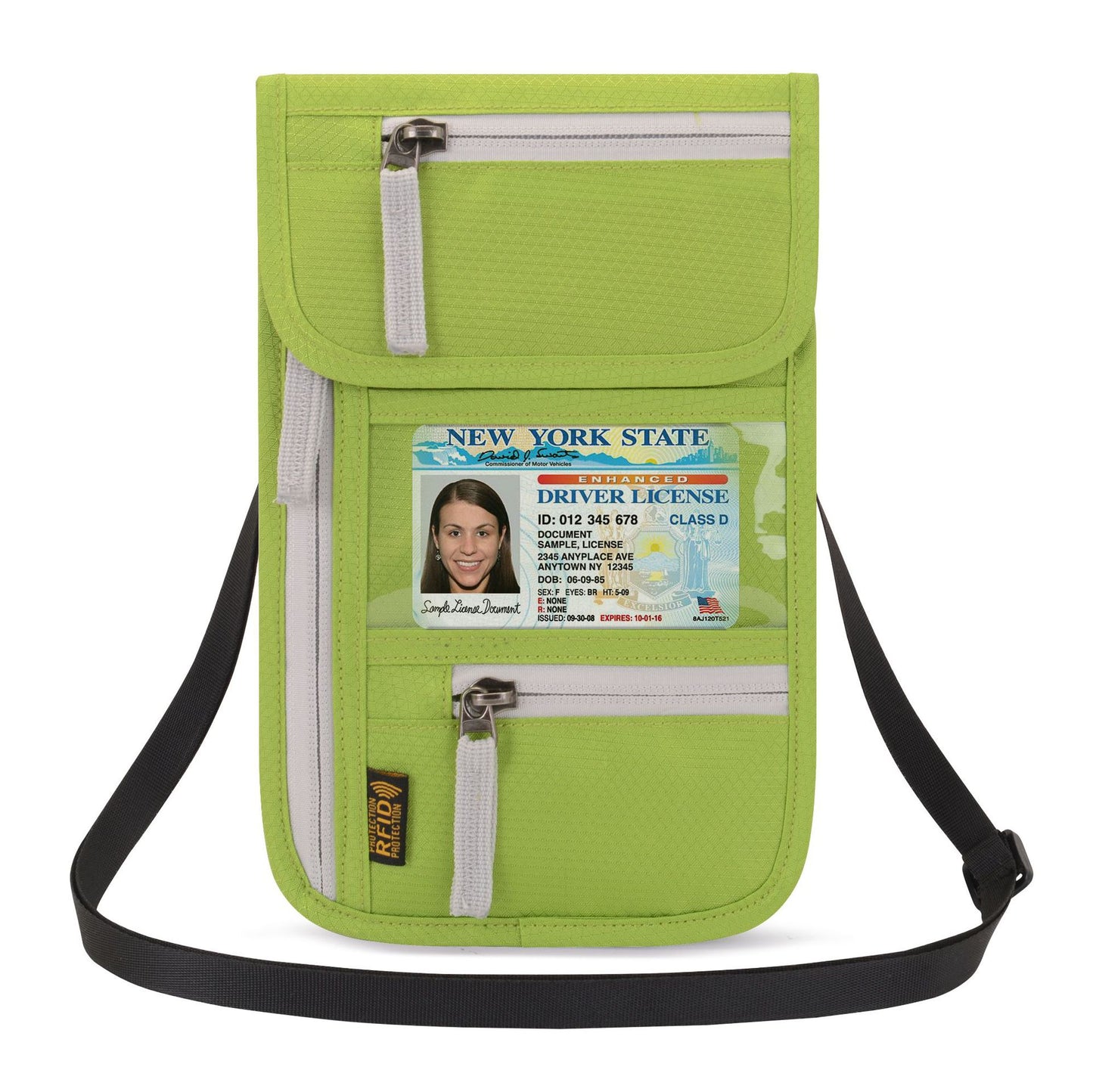 Abroad Document Waterproof Polo Neck Ticket Id Package