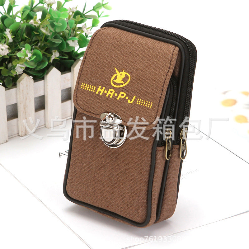 Inch Mobile Canvas Construction Site Cell Phone Bags