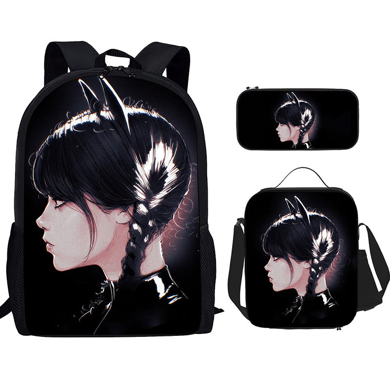 Adams Wednesday Three-piece Nylon High Quality Elementary School Students' Schoolbags