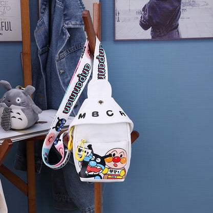 Women's & Children's & Cartoon Canvas Small Fashionable Korean Waist Packs