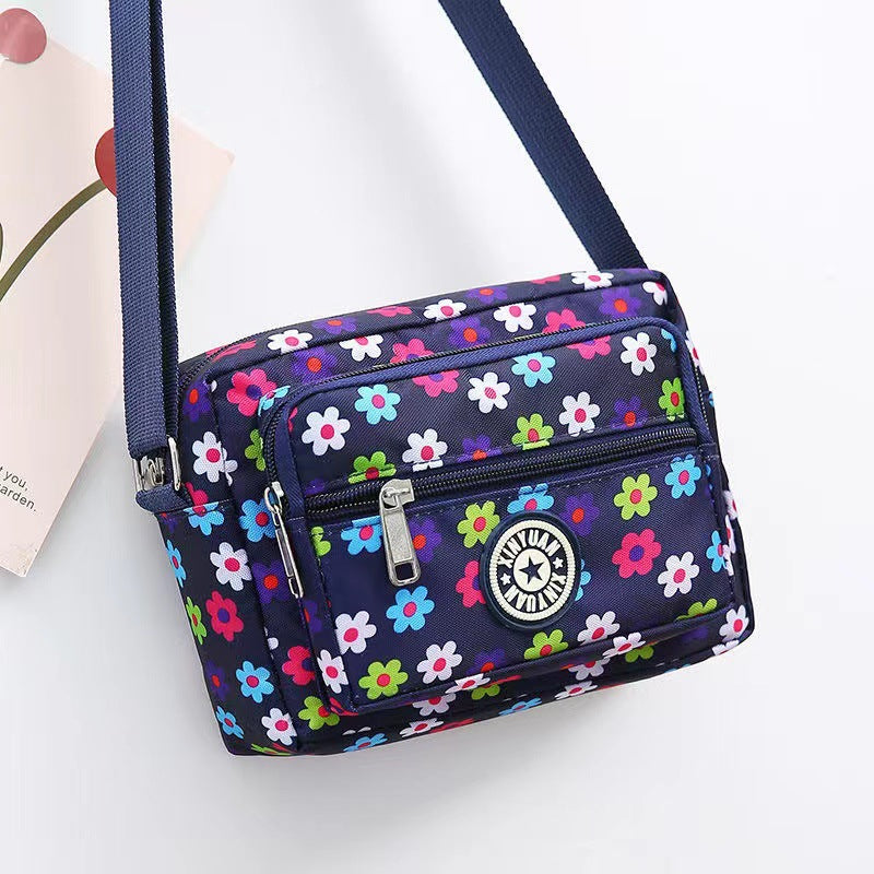 Women's Style Oxford Flower Cloth Stall Running Crossbody Bags