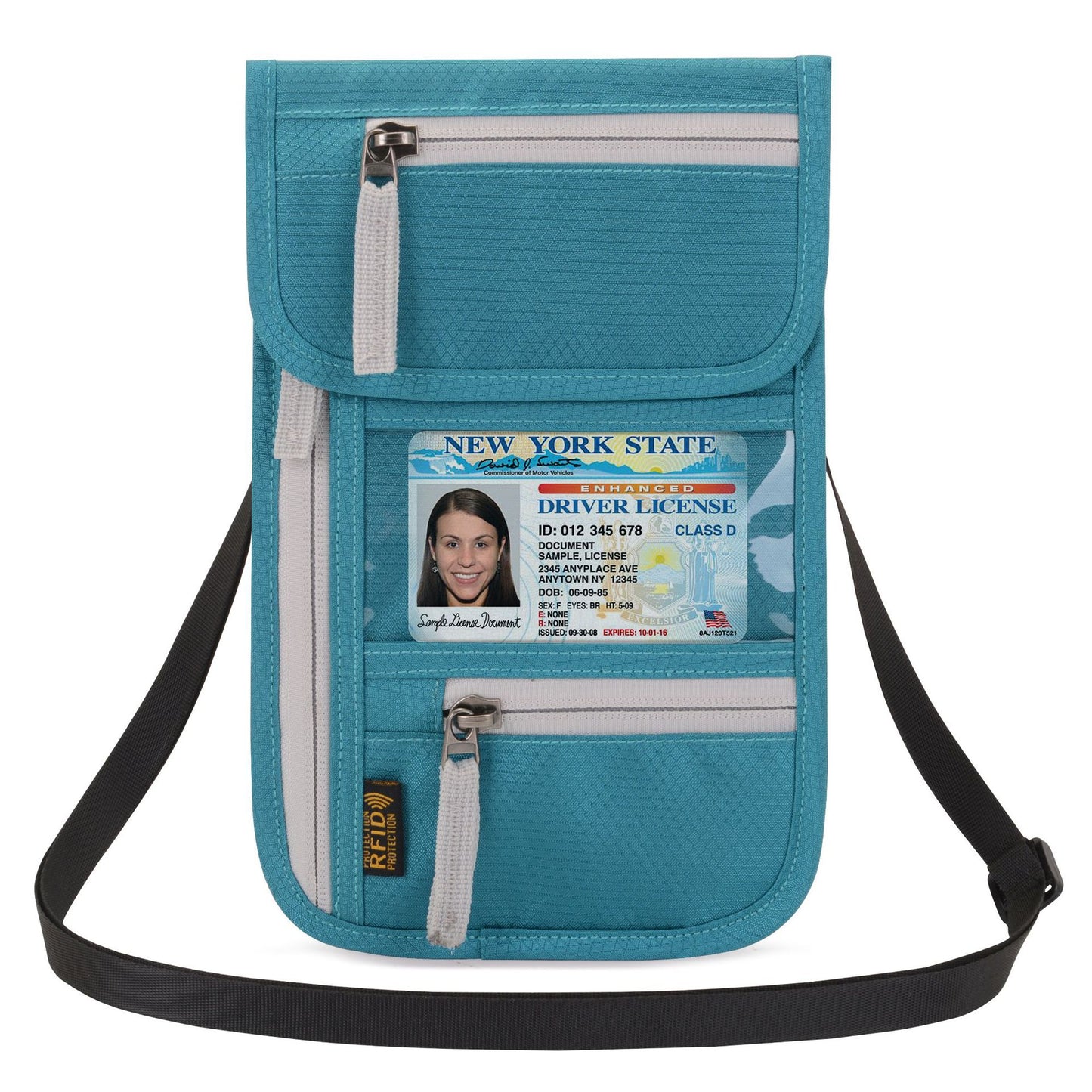 Abroad Document Waterproof Polo Neck Ticket Id Package