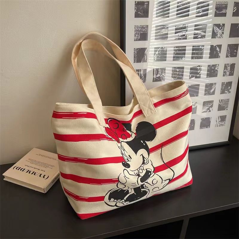 Women's Snoopy Printed Canvas Large Capacity Underarm Shoulder Bags