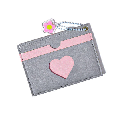 Dopamine Korean Style Short Chic Multicolor Ladies Wallets