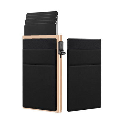 Alloy Automatic Pop-up Business Swiping Metal Card Holder