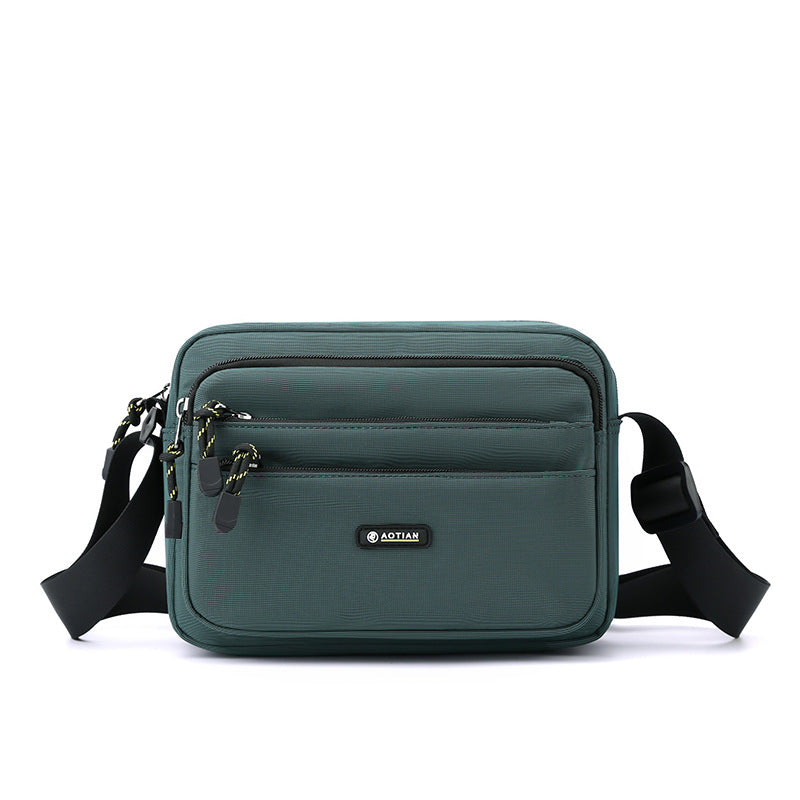 Men's Horizontal Oxford Cloth Simple Fashion Trendy Men's Messenger Bags