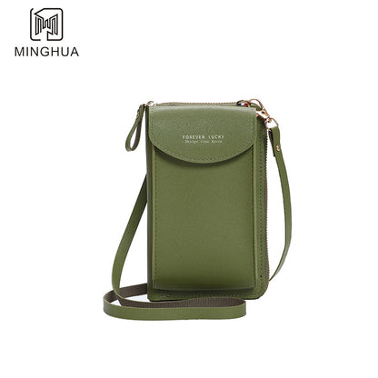 Women's Mobile Solid Color Simple Multifunctional Cell Phone Bags