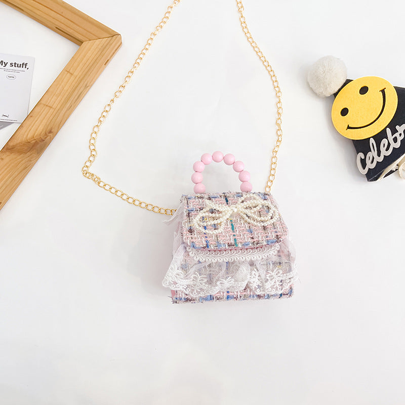 Style Chain Small Square Cartoon Bunny Children's Shoulder Bags