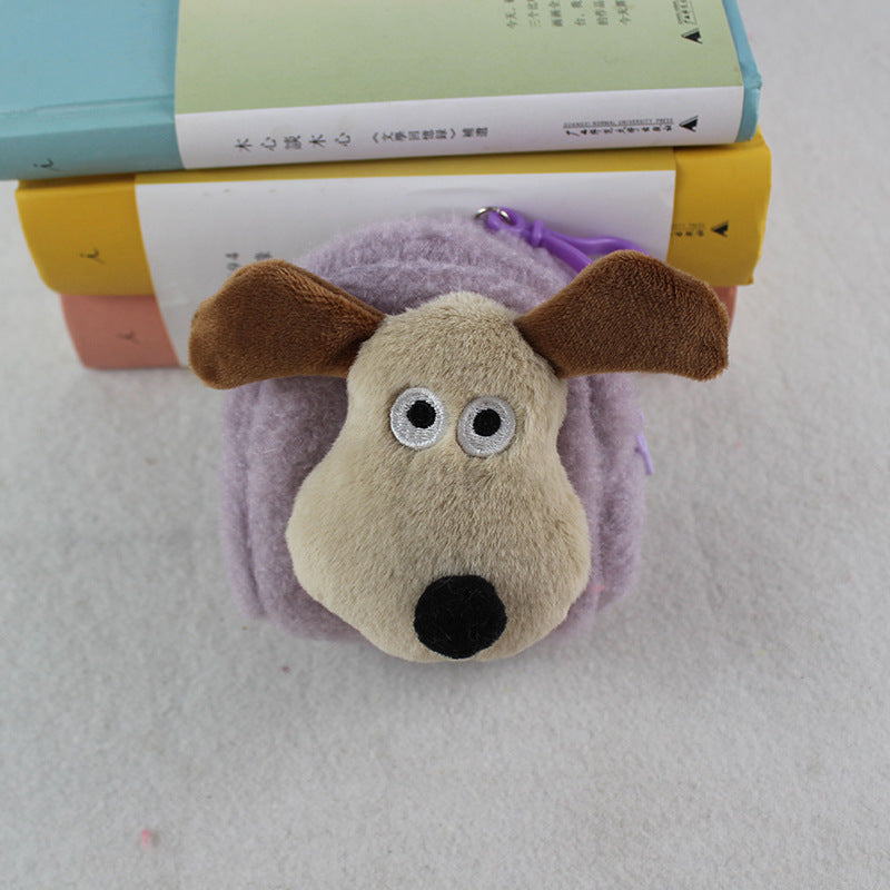 Cute Wallace Puppy Charm Doll Plush Children's Coin Purse