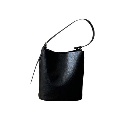 Women's Vegetable Tanning Leather Retro Trendy Crossbody Bags