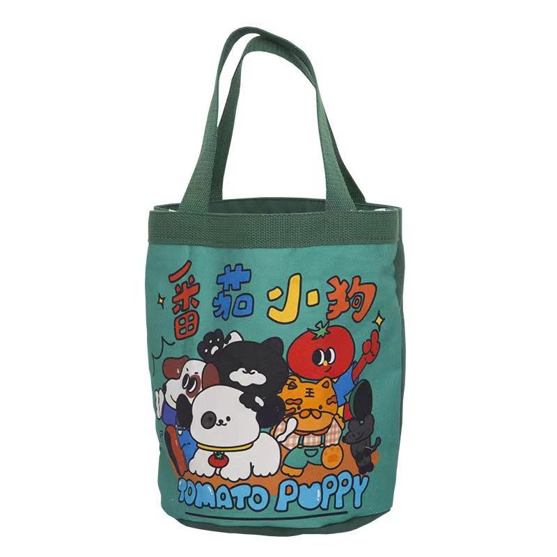 Children's Portable Korean Style Heart Mummy Lunch Bags