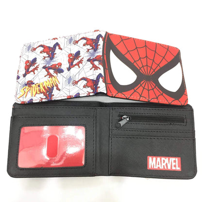 Men's Super Heros Short Black Spider Green Ladies Wallets