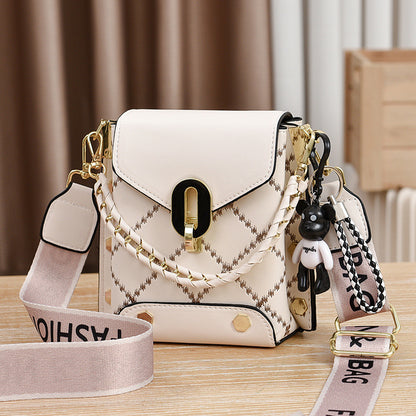 Women's Fashion Embroidery Thread Chain Mini Phone Bags