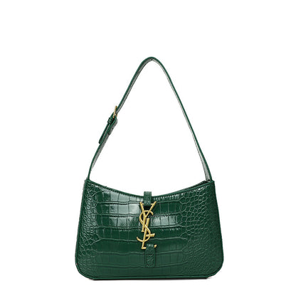 Crocodile Pattern Baguette Today Popular Trendy Shoulder Bags