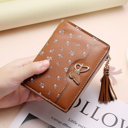 Women's Short Small Fashion Hasp Zipper For Ladies Wallets