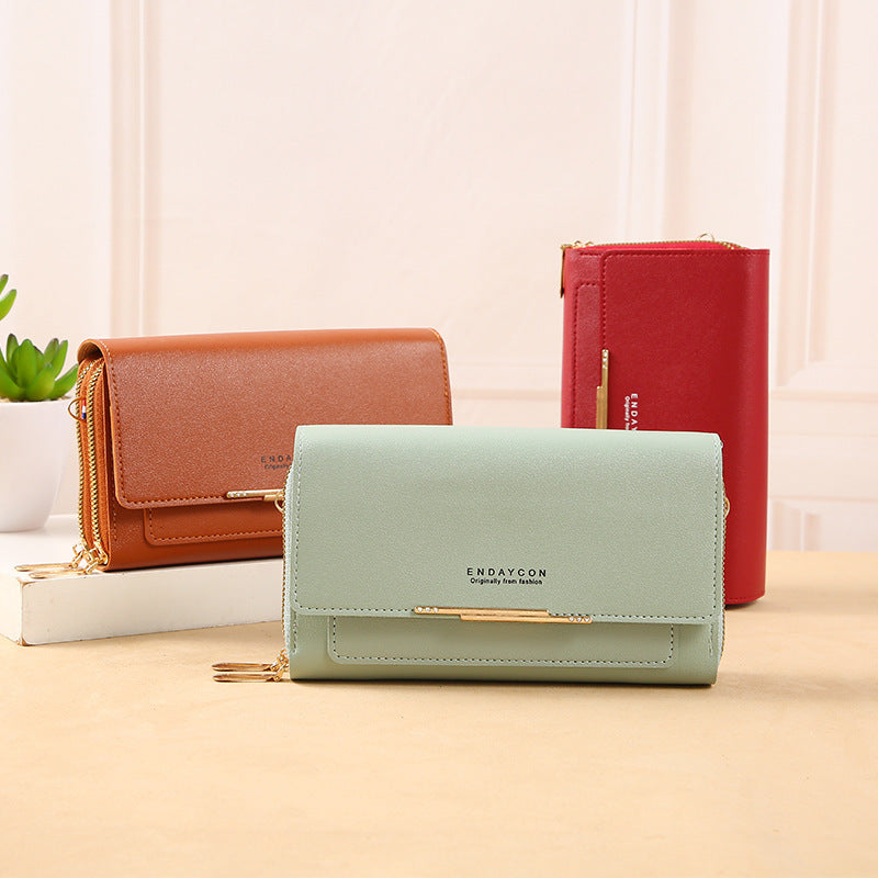 Attractive Innovative Women's Korean Mid-length Clutch Coin Purses