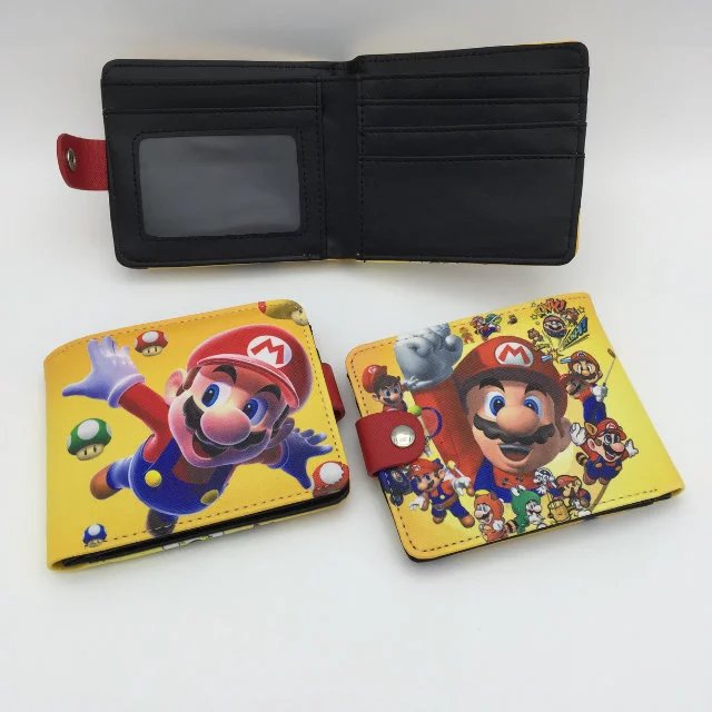 Super Mary Short Mario Unisex Leather Ladies Wallets