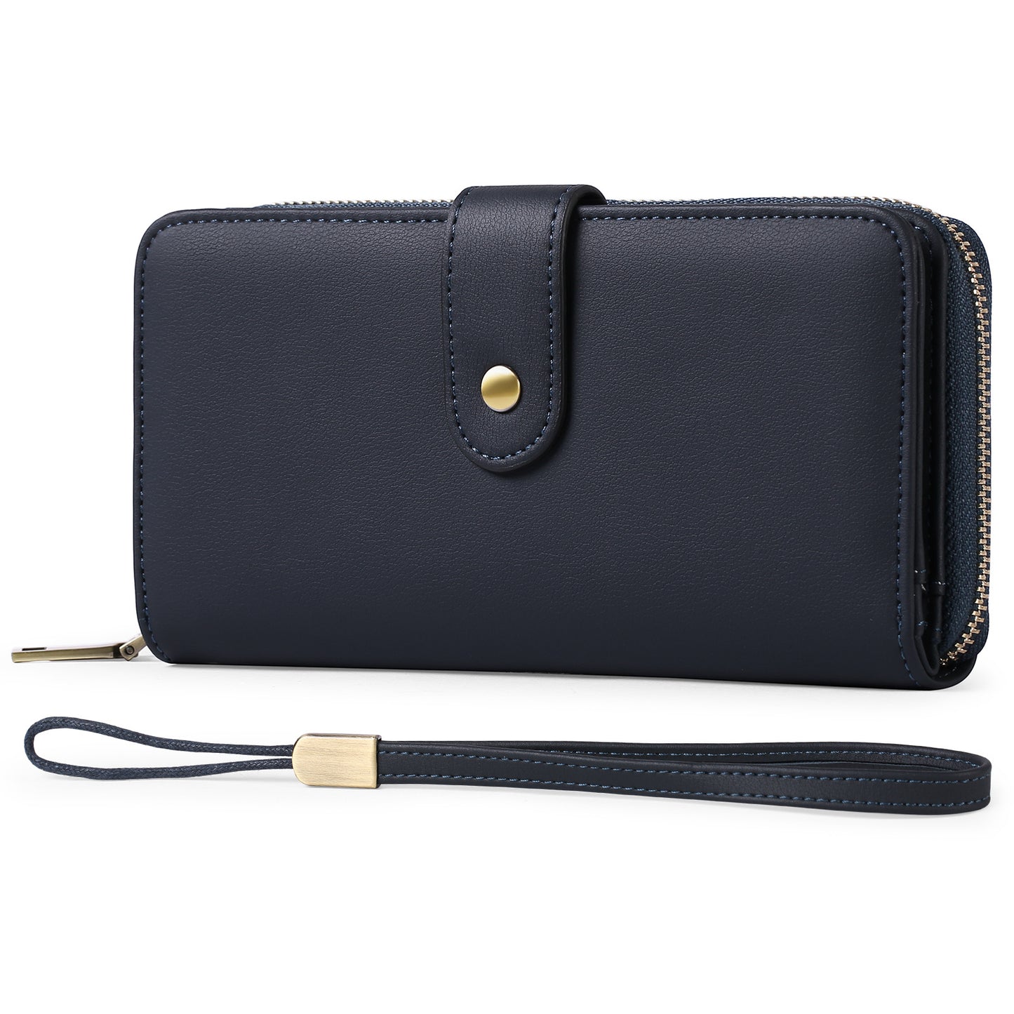 Women's Unique Leather Clutch Large Capacity Ladies Wallets