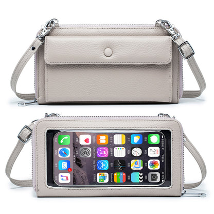 Women's Touch Screen Transparent Mobile Mini Bags