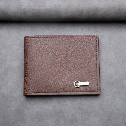 Glamorous Men's Elegant Business Short Leather Men's Wallets