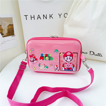 Children's Cartoon Small Korean Style Box Mobile Children's Shoulder Bags