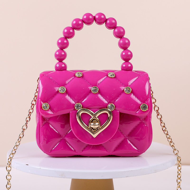 Candy Color One Mini Chain Pearl Bags