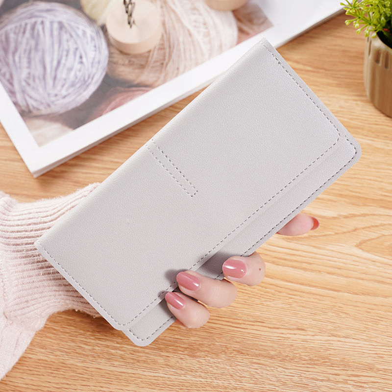 Women's Simple Thin Large Capacity Fashion Hand Ladies Wallets