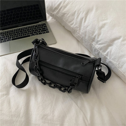 Women's & Men's & Trendy Street Fashion Cylinder Too Crossbody Bags