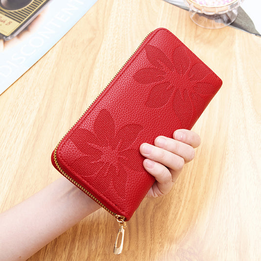 Women's Chinese Style Clutch Long High-grade Single Large Ladies Wallets