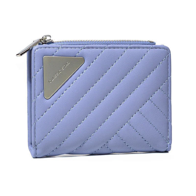 Korean Style Female Solid Color Simple Ladies Wallets