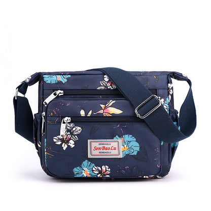 Women's Nylon Printed Mother Outdoors Commute Crossbody Bags