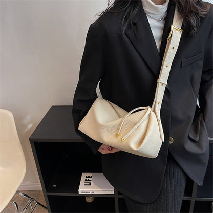 Sacs à bandoulière tendance pour femmes, texture avancée, grande capacité, style minorité