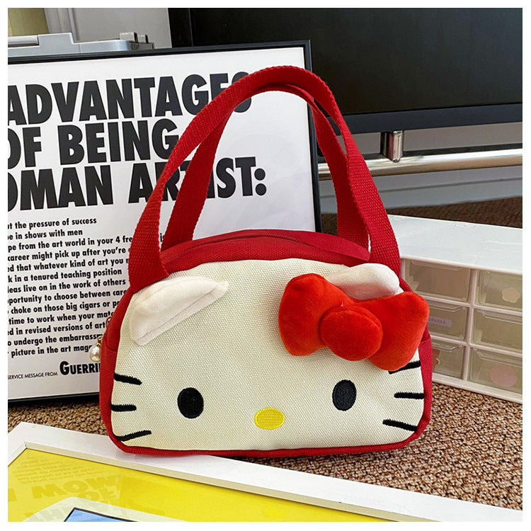 Rabbit Canvas Sweet Lady Cartoon Large Handbags