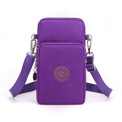 Innovative Female Oxford Cloth Vertical Mini Phone Bags