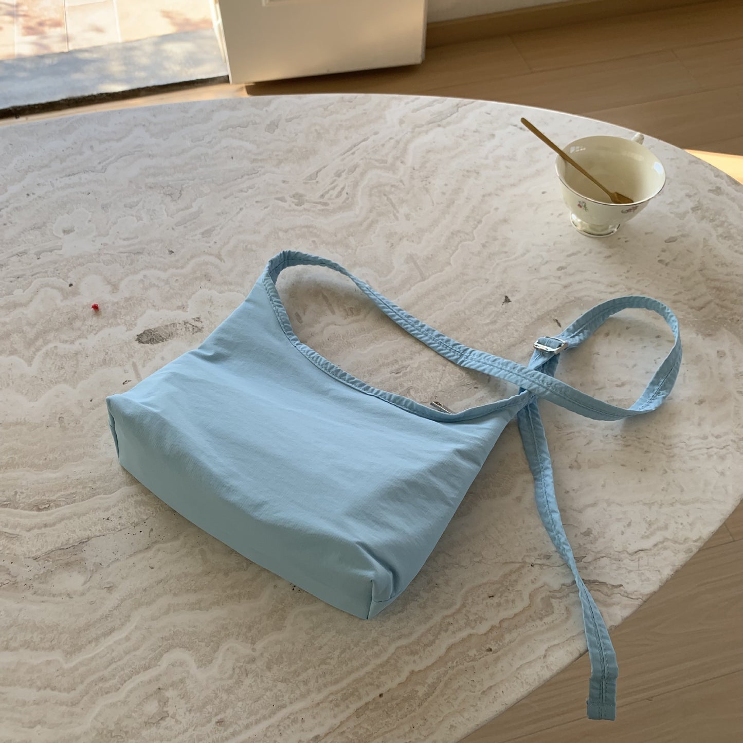 Women's Dumpling Solid Color Simple Nylon Portable Bags