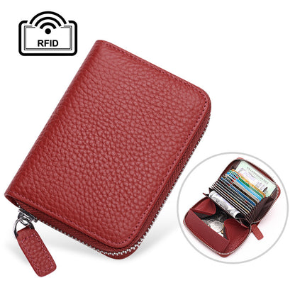 Women's Genuine Leather Style Expanding Passport Ladies Wallets