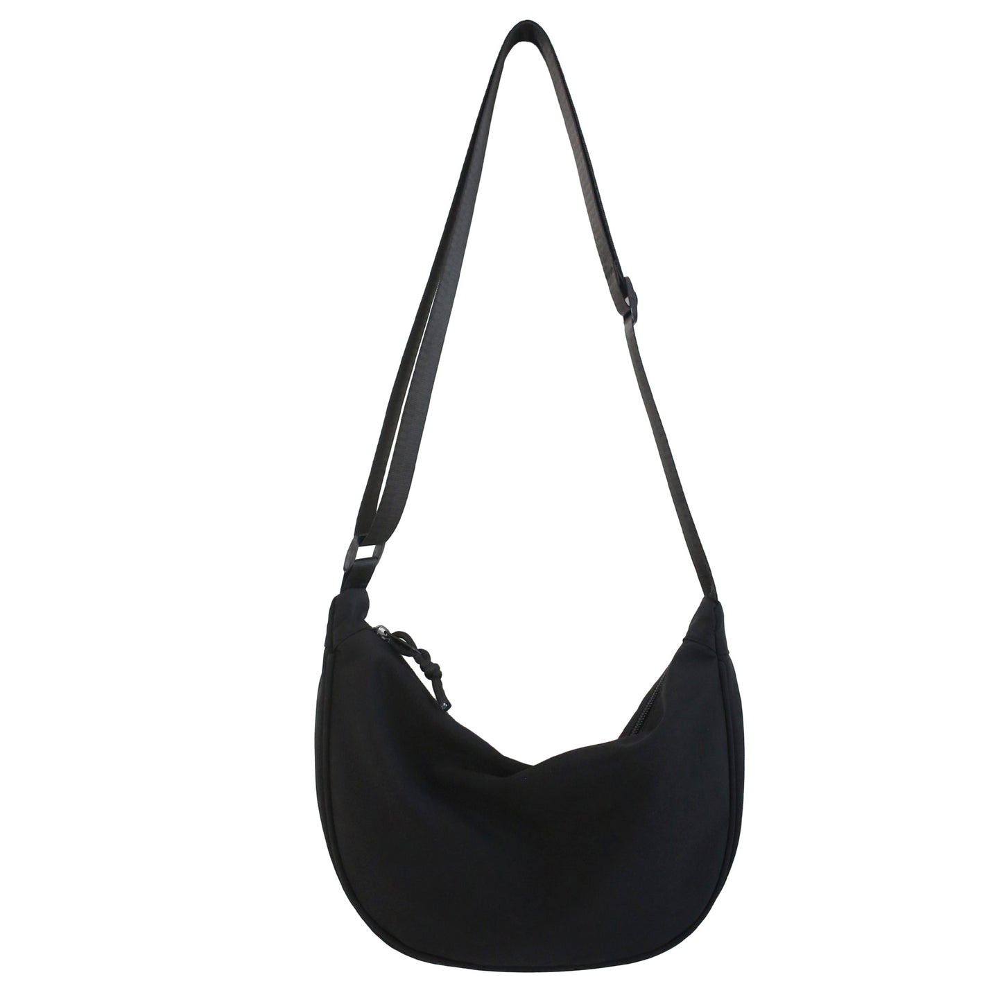 Men's Pure Color Trendy Cool Fashionable Dumpling Simple Shoulder Bags