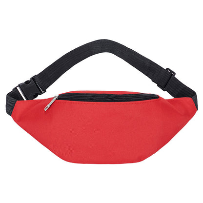 Women's & Men's & Simple Solid Color Waterproof Waist Packs