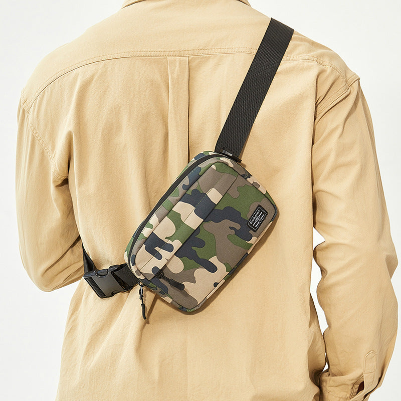 Sacs messagers multifonctions pour hommes et femmes, motif camouflage tendance, petits sacs pour la maison