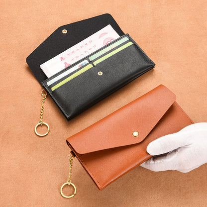 Women's Long Thin Clutch Simple Fashion Large Capacity Soft Ladies Wallets