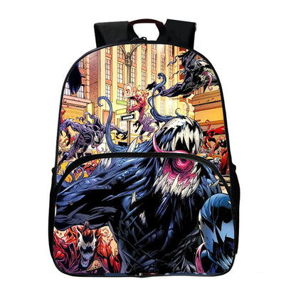 Sacs d'école polyvalents pour élèves de l'école primaire Marvel Venom avec impression Hero Avengers